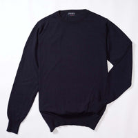 Cotone girocollo - Navy