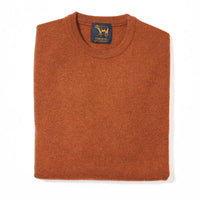 Lambswool crew neck - Chesnut