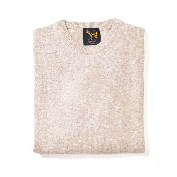 Lambswool crew neck - Cobble