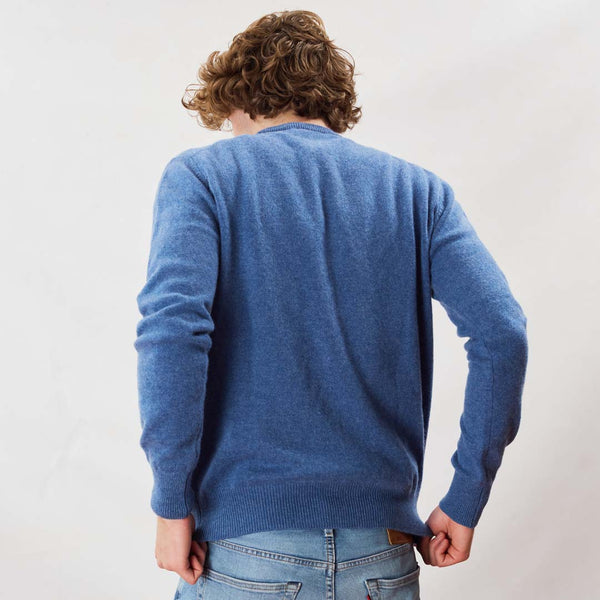 Lambswool crew neck - Jeans