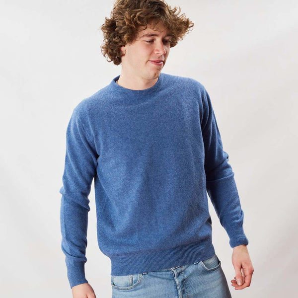 Lambswool crew neck - Jeans