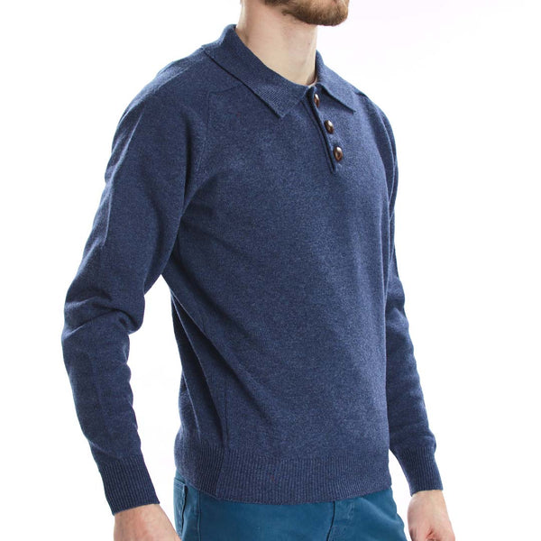 Lammwolle Polopullover - Rhapsody