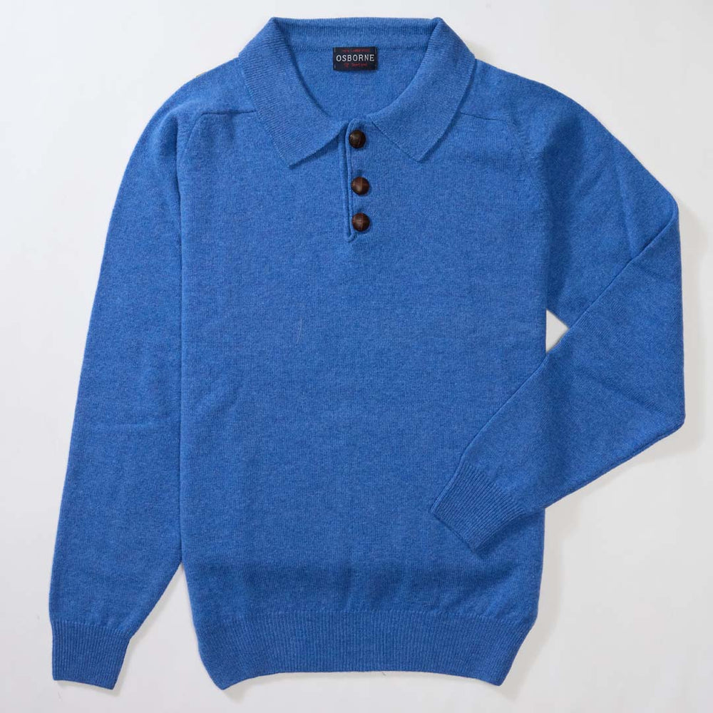 Lammwolle Polopullover - River