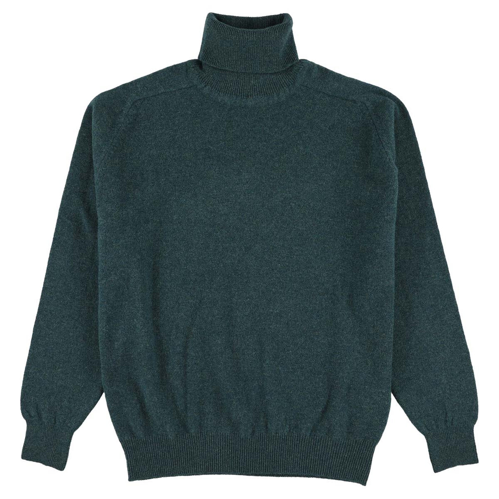 Lambswool roll neck - Hunter