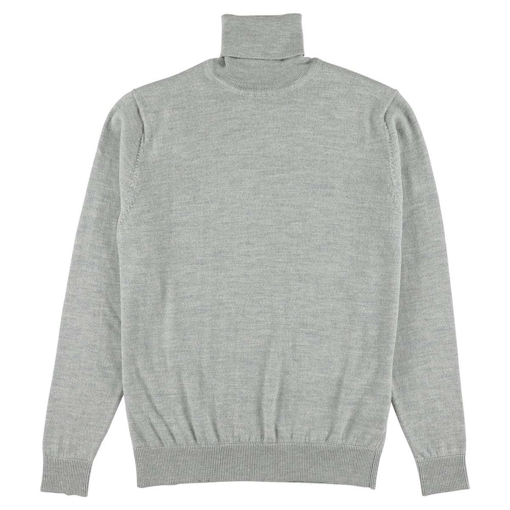 Merino roll neck - Light Grey